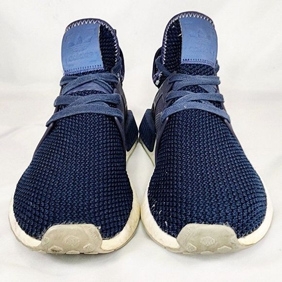 Adidas NMD XR1 Boost Shoes Blue Knit BY9819 Comfort 2017 Classic Women's Size 9 - Picture 3 of 9